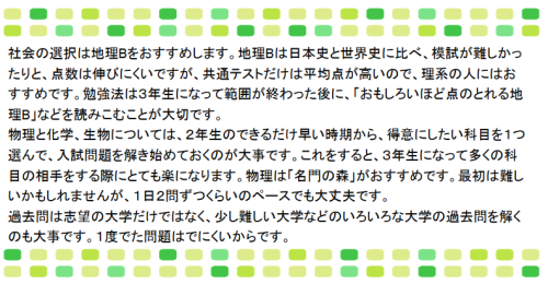 萌昇ゼミ　合格者の声　大学受験1