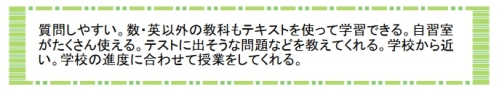 萌昇ゼミ　合格者の声　高校受験13