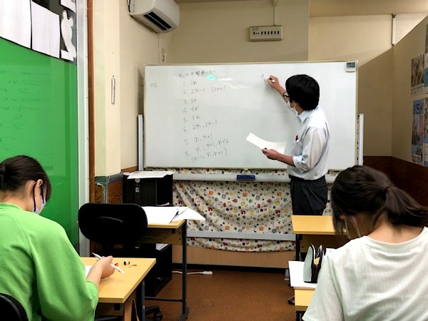 萌昇ゼミ　勝央教室　授業風景